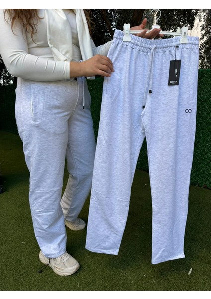 Düz Paça Açık Gri Eşofman Altı fiyatları