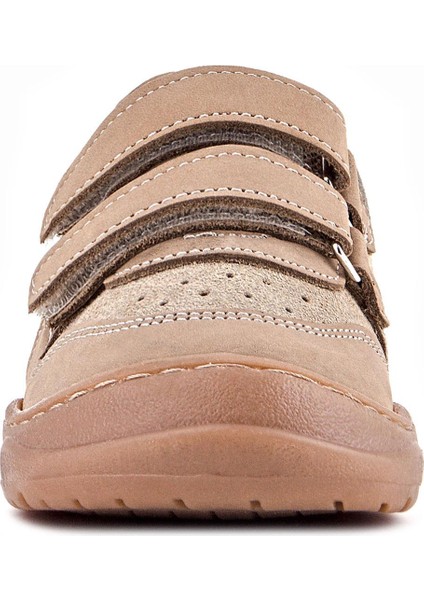 Schaggy Hakiki Deri Vizon Cırtlı Bebek Spor Ayakkabı modelleri