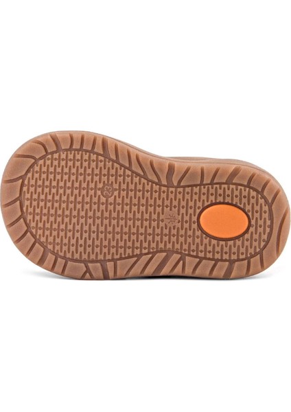 Schaggy Hakiki Deri Vizon Cırtlı Bebek Spor Ayakkabı