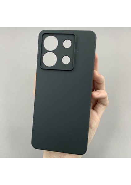 Xiaomi Note 13 Pro 5g Uyumlu Siyah Silikon Esnek Kamera Korumalı Kılıf
