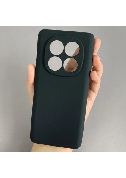 Xiaomi Note 14 Pro 5g Uyumlu Siyah Silikon Esnek Kamera Korumalı Kılıf