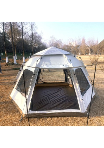 Tam Otomatik Altıgen 8 - 10 Kişilik 280 x 280 x 160 Cm 210D OxFord Kumaş Çadır