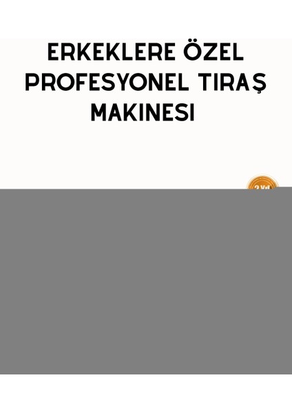 Kompakt Şarjlı Saç Sakal Tıraş Makinesi Kuru Kullanım Özellikli