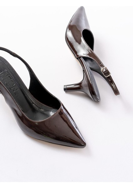 ST-1152 Bebe Mavi Rugan Günlük 7 cm Topuklu Kadın Ayakkabı fırsatları