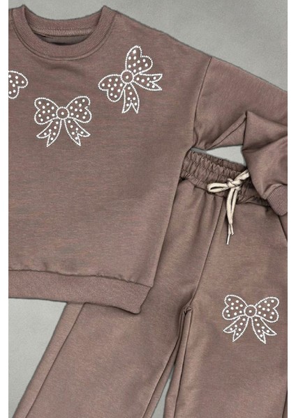 Kız Çocuk Taş Fiyonk Baskılı-2 Iplik-Alt-Üst Takım-5-12 Yaş 12436 fiyatları