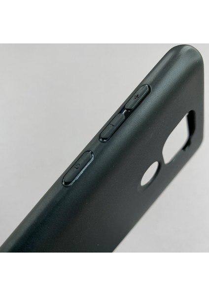 Xiaomi Note 9 Uyumlu Siyah Silikon Esnek Kamera Kısmı Açık Kılıf modelleri