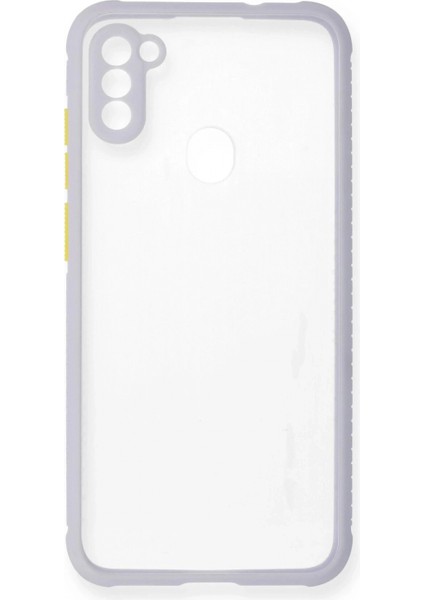 Samsung Galaxy A11 Kılıf Miami Şeffaf Silikon - Lila fiyatları