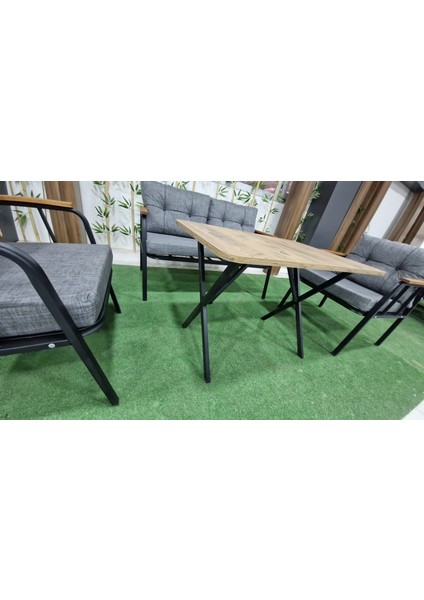 Erciyes Model 2+1+1+Çapraz Masa Takımı / Bahçe, Balkon Mobilyası /balkon Seti modelleri