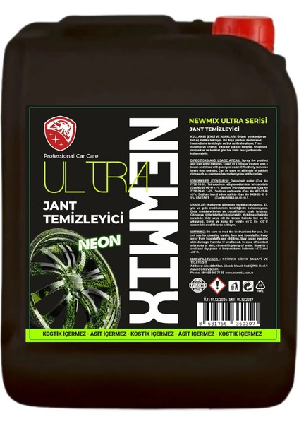 Neon Jant Temizleyici 5 kg