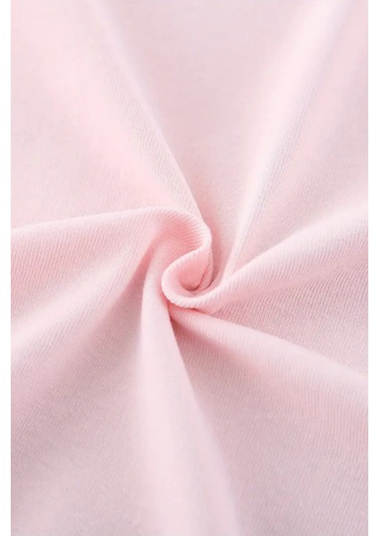 Pembe Bisiklet Yaka Basic Kadın Tişört indirimleri