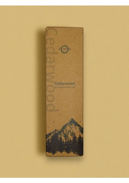 %100 Doğal Tütsü Sedir Ağacı | El Yapımı Yerli Üretim | 25'li Kutu