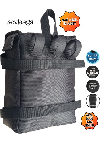 Motosiklet Avadanlık Ön Koruma Demiri Çantaları