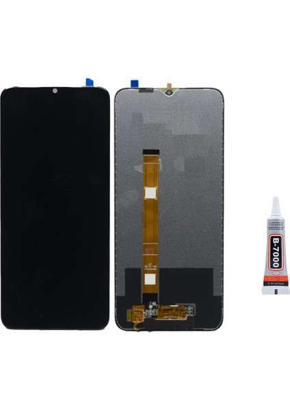 Oppo Realme C25 Uyumlu Ekran LCD Dokunmatik B7000 15ML Yapıştırıcı ile Beraber Yc
