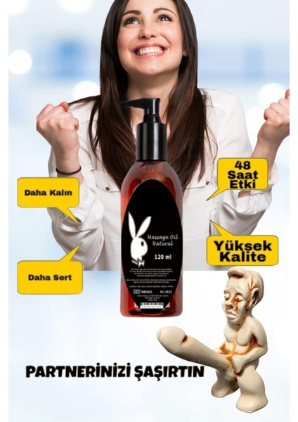 Süper Şeftali Aromalı Doğal Yenilebilir Vücut Masaj Yağı Oil 120ML