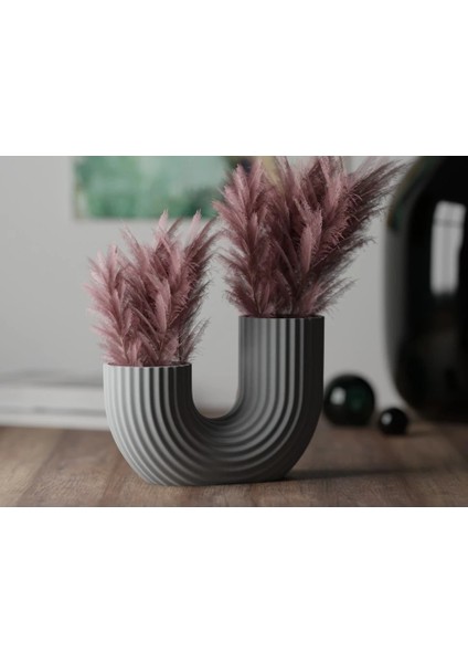 Spiral Formlu Dekoratif Vazo – Modern Ev Dekoru indirimleri