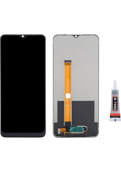 Oppo Realme C25Y Uyumlu Ekran LCD Dokunmatik B7000 15ML Yapıştırıcı ile Beraber Yc