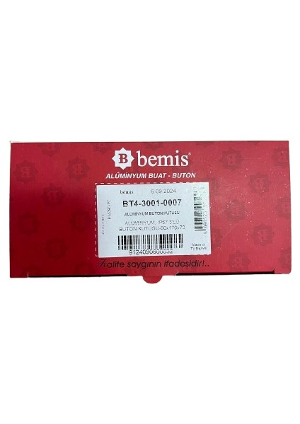 BT4-3001-0007 3’lü Alüminyum Buton Kutusu 80X170X73 fiyatları