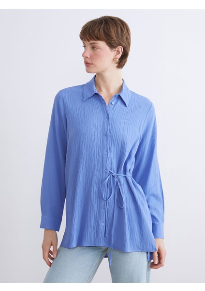 Yeni Sezon Dokulu Kadın Gömlek Tunik