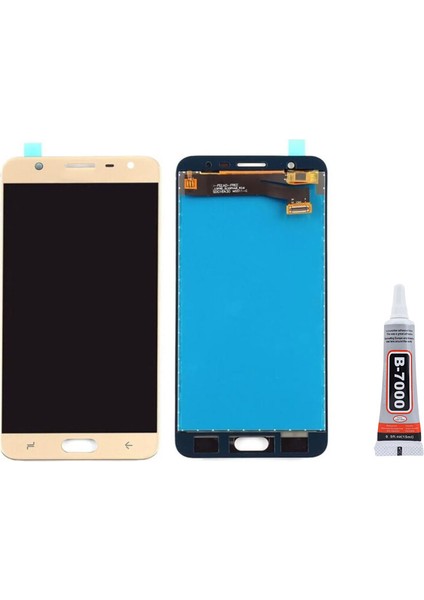 Samsung J7 Prime 2 G611F Gold Uyumlu Ekran LCD Dokunmatik B7000 15ML Yapıştırıcı ile Beraber Yc