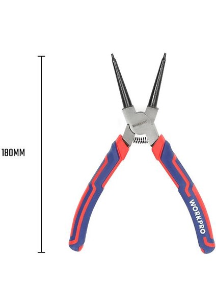 WP231152 180MM Cr-V Düz Yaylı Profesyonel Iç Segman Pensesi fiyatları