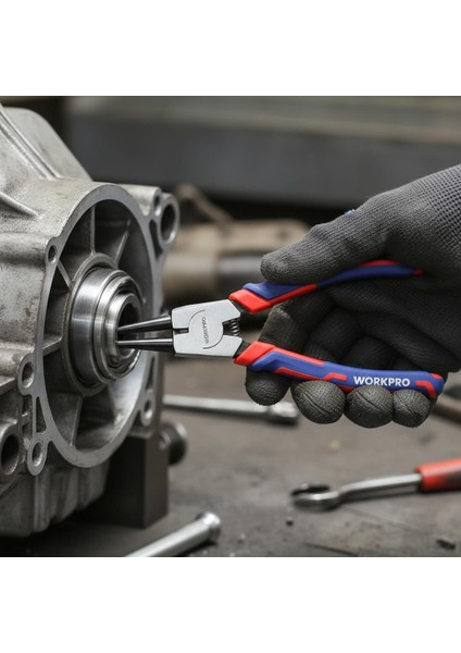 WP231152 180MM Cr-V Düz Yaylı Profesyonel Iç Segman Pensesi indirimleri