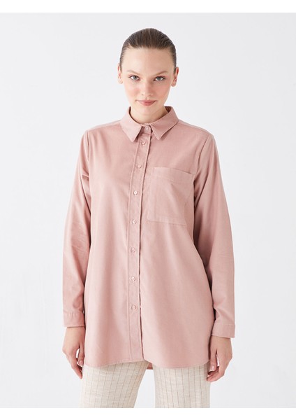 Yeni Sezon Düz Uzun Kollu Kadın Gömlek Tunik