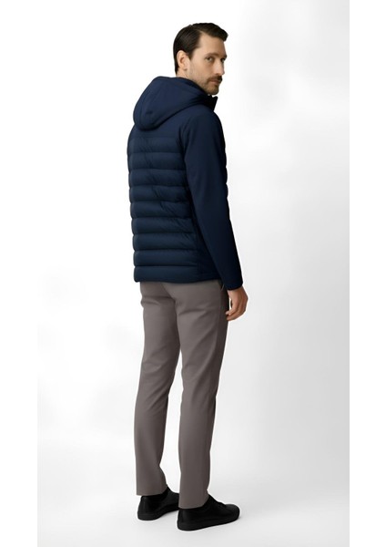 Erkek Lacivert Mont modelleri