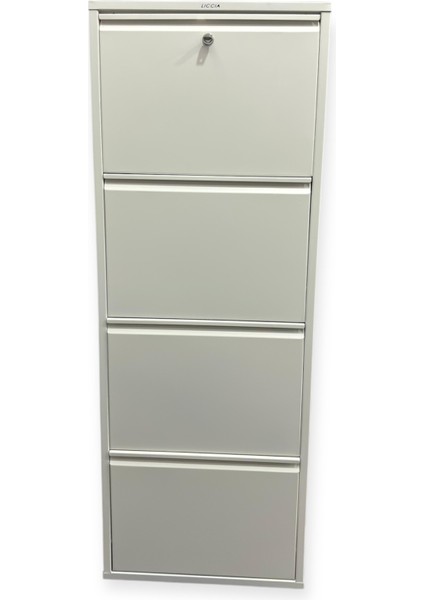 Metal Ayakkabılık 4 Lü Beyaz Kilitli Model fiyatları