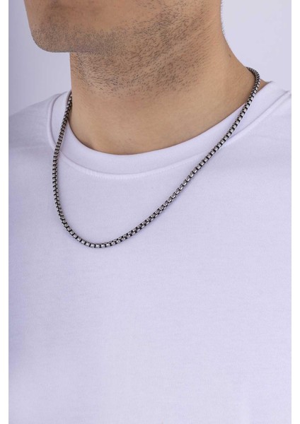 Geçmeli Kare Çelik Erkek Zincir Kolye fiyatları