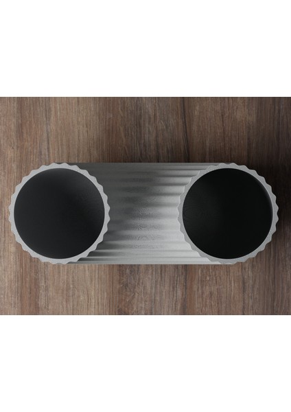 U Formlu Çift Ağızlı Dekoratif Vazo – Modern Minimalist Ev Aksesuarı modelleri