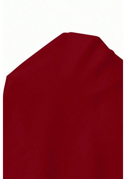 Kadın Beyaz Kayık Yaka Flare Kol Drapeli Fit Bluz