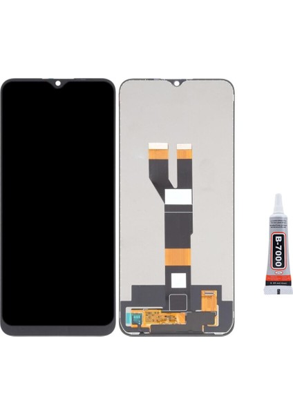 Oppo Realme C11 2021 Uyumlu Ekran LCD Dokunmatik B7000 15ML Yapıştırıcı ile Beraber Yc