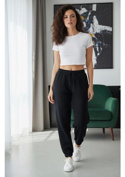 3 Iplik Şardonlu Kışlık Jogger