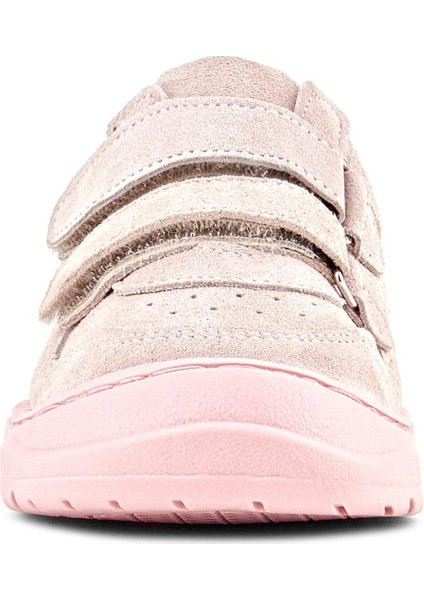 Schaggy Hakiki Deri Pudra Pembe Cırtlı Bebek Spor Ayakkabı modelleri