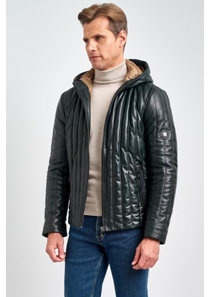 Pierre Cardin Erkek Deri Mont