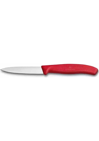 Çelik Kesme Tahstası ve Victorinox Kırmızı Düz Soyma Bıçağı 8 cm - 10 cm ve Domates Sebze Soyacağı 3lü Set indirimleri