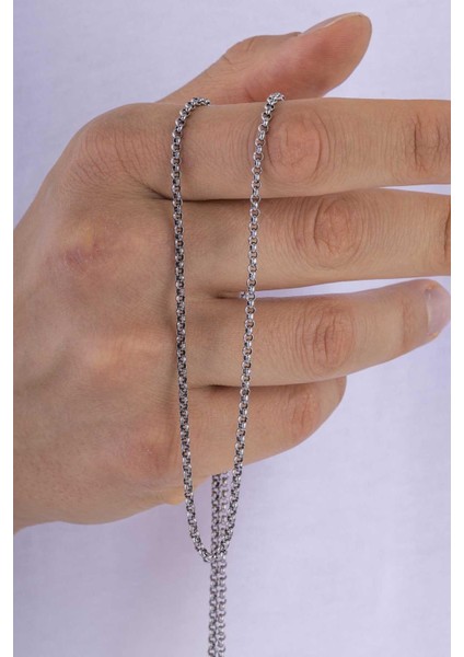 Geçmeli Top Zincir Erkek Çelik Zincir modelleri