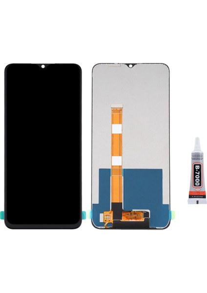 Oppo Realme C11 2020 Uyumlu Ekran LCD Dokunmatik B7000 15ML Yapıştırıcı ile Beraber Yc