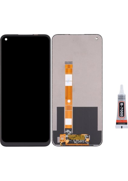 Oppo A55 Uyumlu Ekran LCD Dokunmatik B7000 15ML Yapıştırıcı ile Beraber Yc