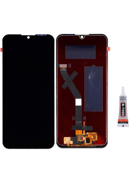 Huawei Y6S Uyumlu Ekran LCD Dokunmatik B7000 15ML Yapıştırıcı ile Beraber Yc