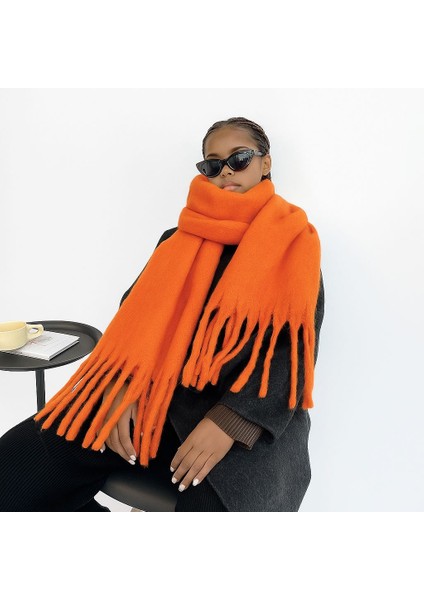 Kadın Yumuşak Dokulu Soft Atkı Omuz Şalı