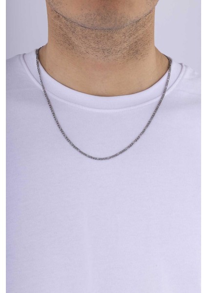 Oksitli Gurmet Model Erkek Çelik Zincir Kolye