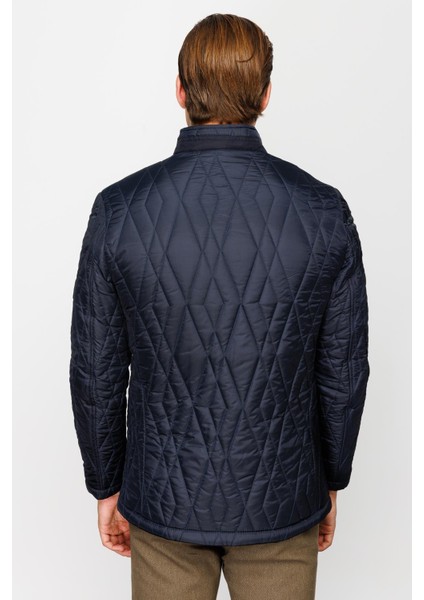 Erkek Lacivert Mont modelleri