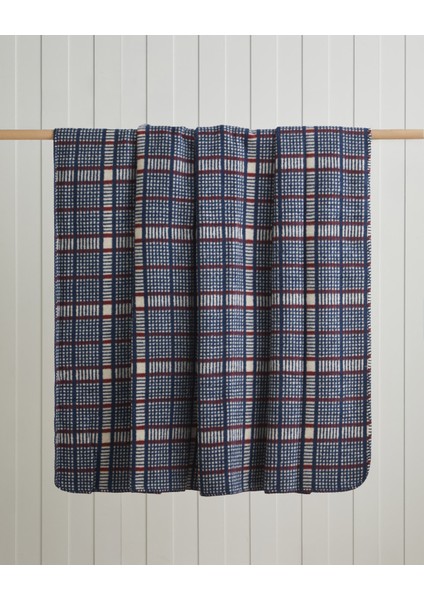Plaid Tale Pamuk Akrilik Çift Kişilik Battaniye 200X220 cm Lacivert fiyatları