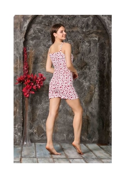 Askılı Şortlu Kalpli Pijama Tkm fiyatları