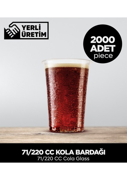 75/220 cc Kola Bardağı - 2.000 Adet