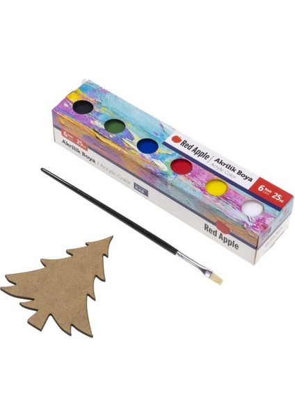 Çocuklar Için Ahşap Boyama Seti - Rex Woody Serisi ile Uyumludur