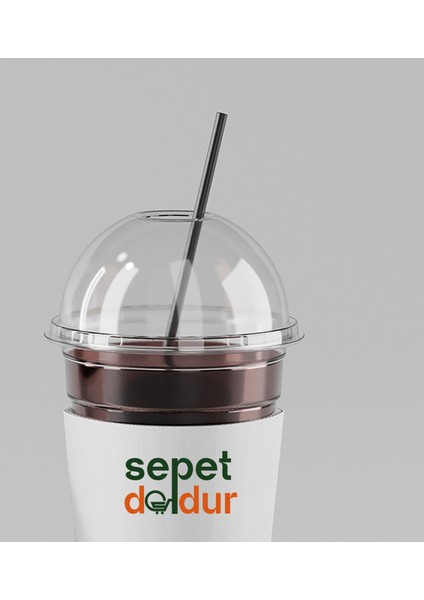 92/300-350 cc Pet Bardak Kapak - 100 Adet (Pipet Hediye) fırsatları