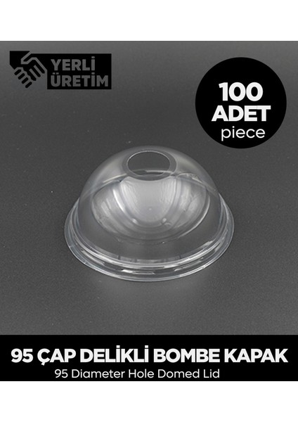 95 Çap Delikli Bombe Kapak – 100 Adet