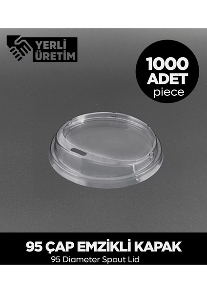 95 Çap Emzikli Kapak 1.000 Adet
